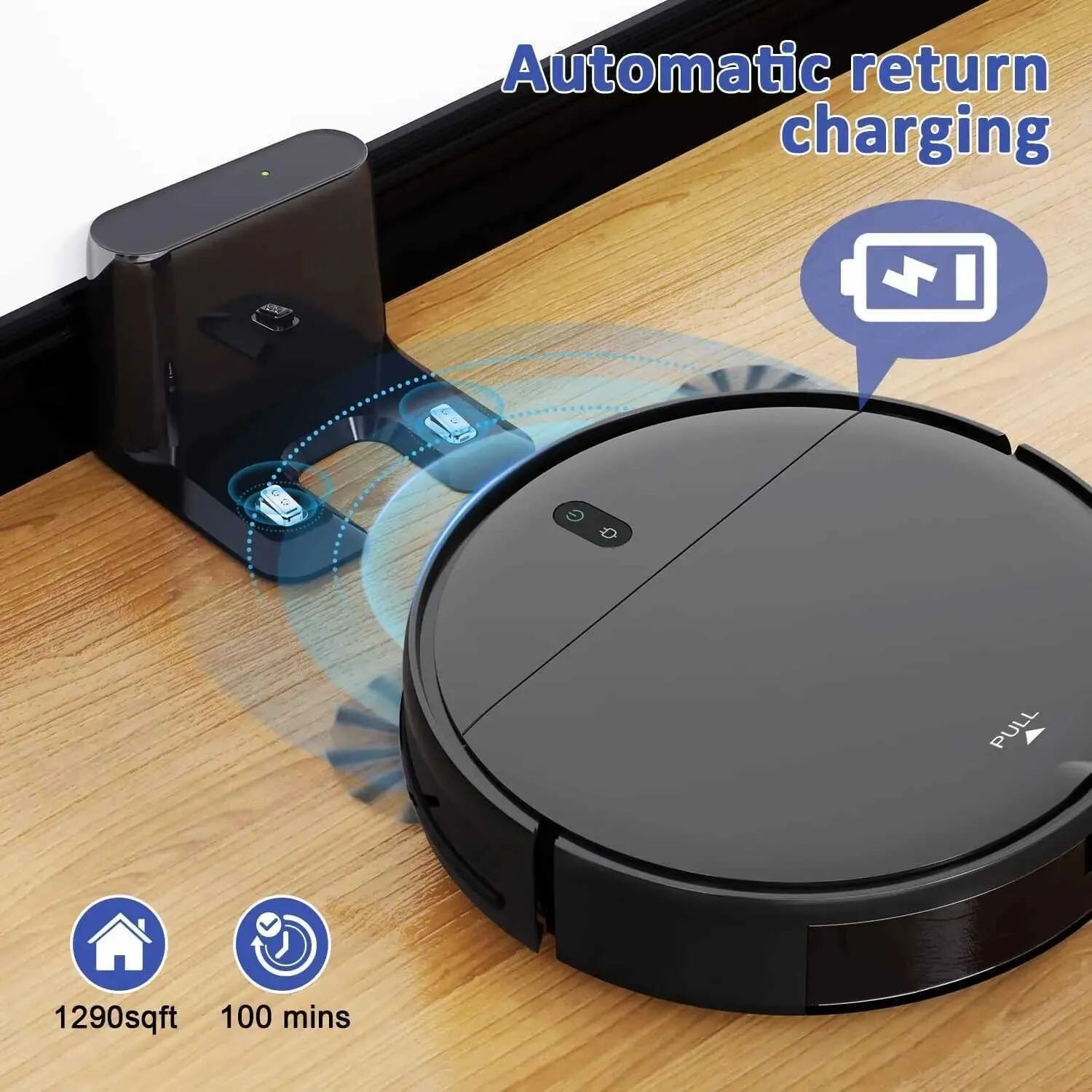 BR151 VACUUM ROBOT HOUSEHOLD ROBOTIC CLEANER SMART SELF CHEARGING PET MOP WIFI
