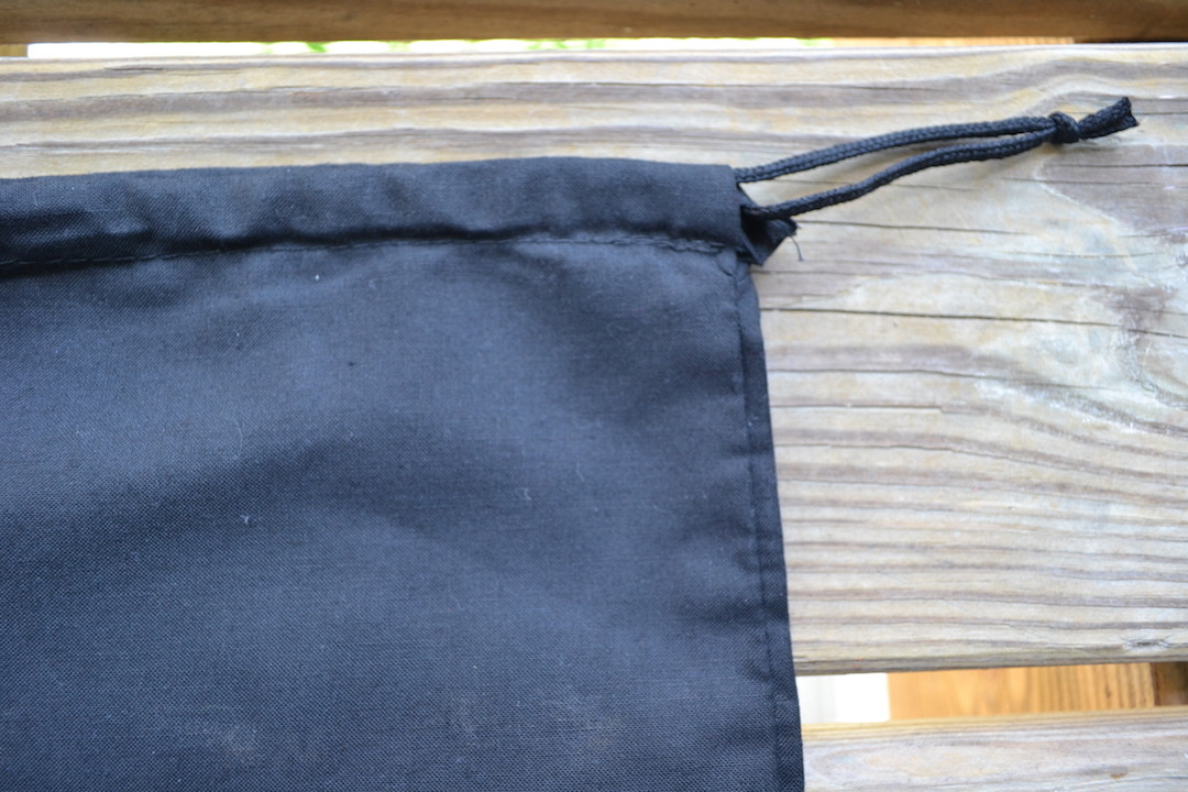 12×16 Inches Cotton Single Drawstring Premium Muslin Black Bags. Select Quantity