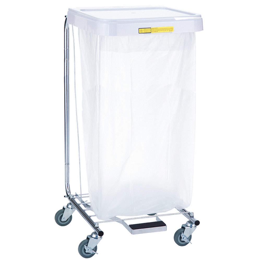 R&B WIRE PRODUCTS INC. 692 Hamper Frame,35 in H,White 21EP70