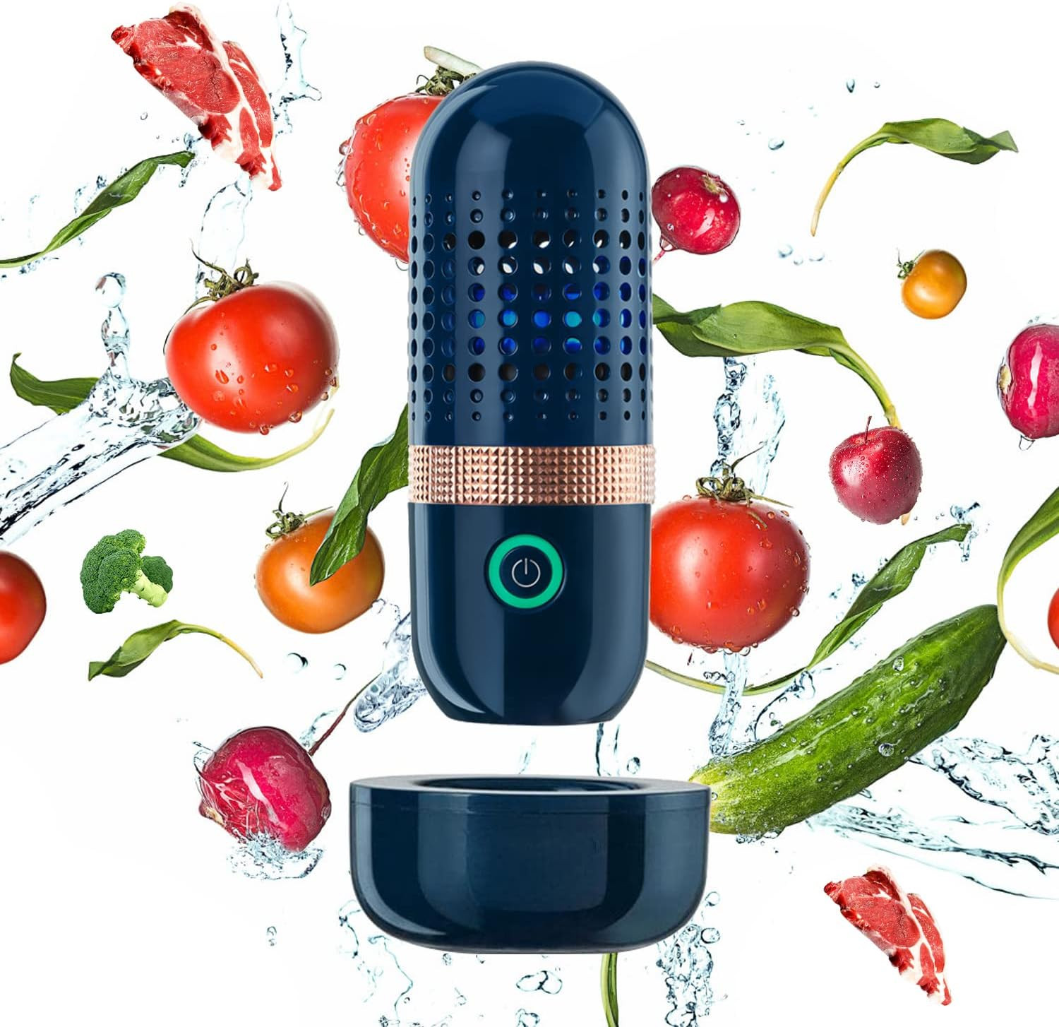 Fruit and Vegetable Washing Machine, Fruit Cleaner Device,Fruit Purifier for wit