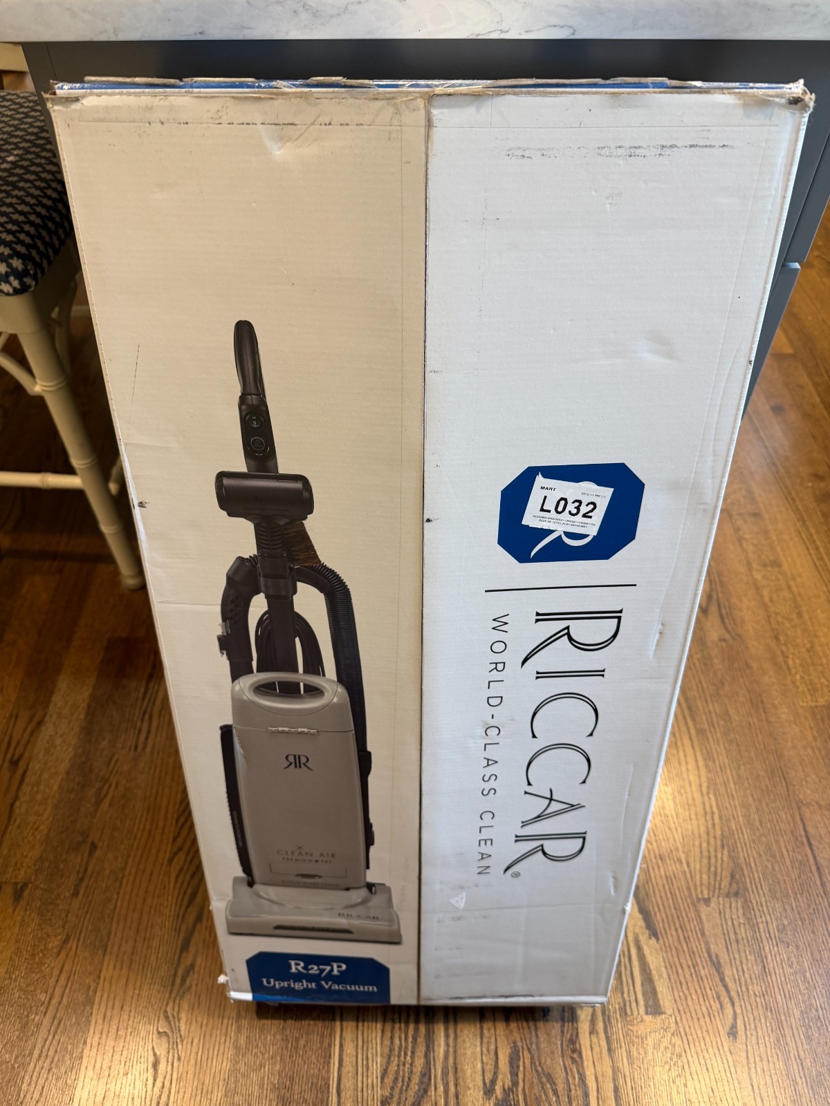 New in box Riccar Clean Air Premium Pet Upright Vacuum R27P