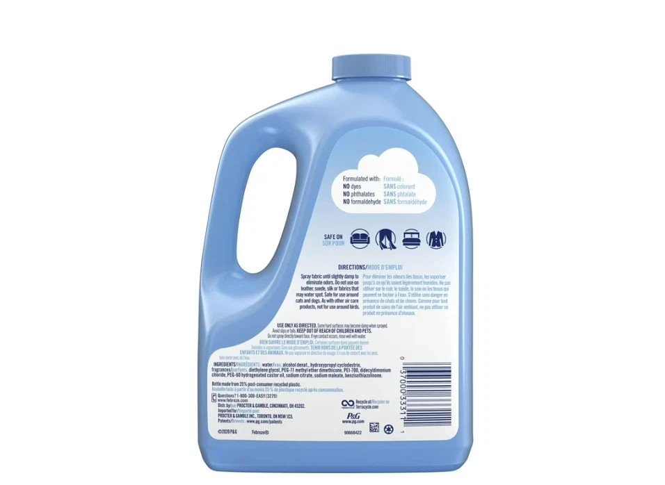 Febreze Extra Strength Odor-Eliminating Fabric Refresher Refill, 2 pack