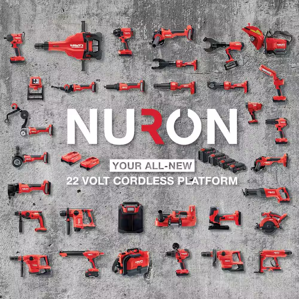 22-Volt NURON Li-Ion VC 2D CFM 1 Gal Cordless 1.6 PSI Dust Vacuum W/Hose, Filter