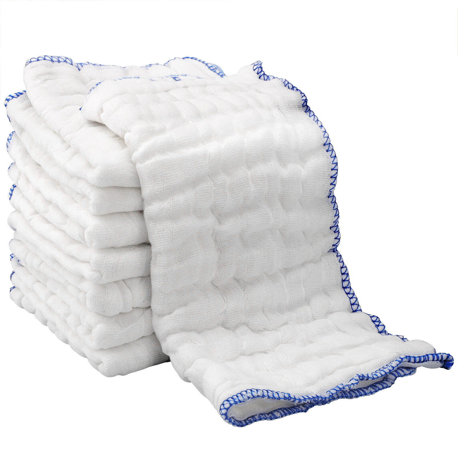 8x Ultra-Soft Super Absorbent Kitchen Cleaning Cloths 8x8in Reusable Dish Towels
