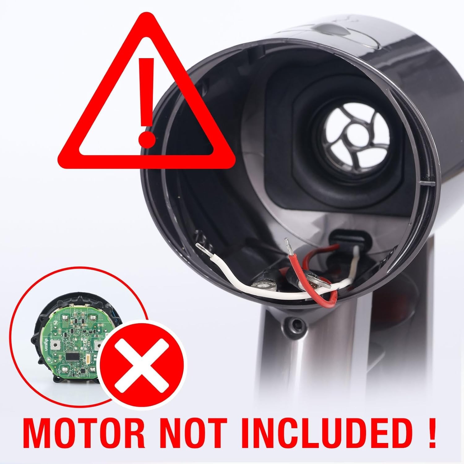 Main Body Assembly Housing #967812-01 for Dyson V8 SV10 Built-in Trigger Switch
