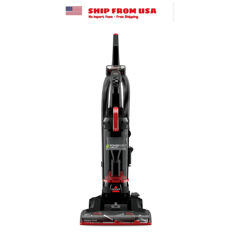 BISSELL PowerForce Helix Turbo Pet, Bagless, Upright Vacuum, Pet Friendly