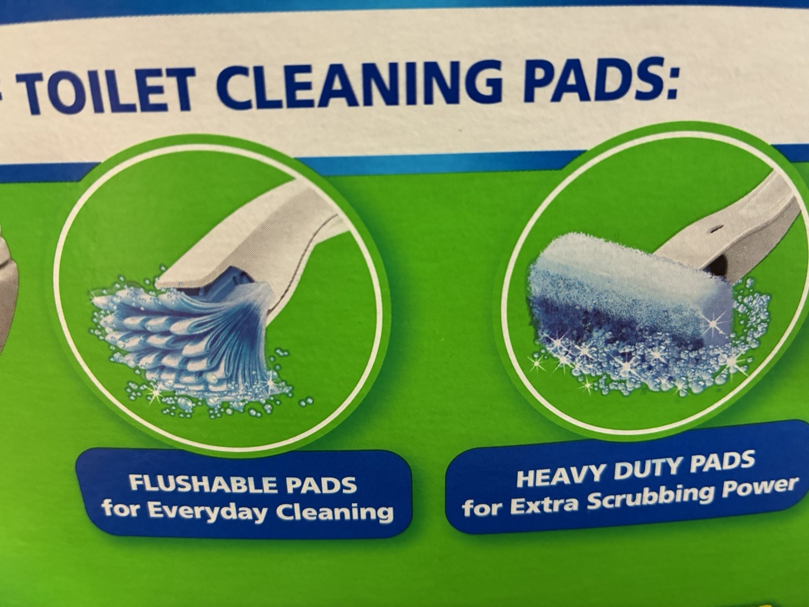 Scrubbing Bubbles Fresh Brush Starter Kit/Caddy 2 Toilet Cleaning Pads 4-in-1