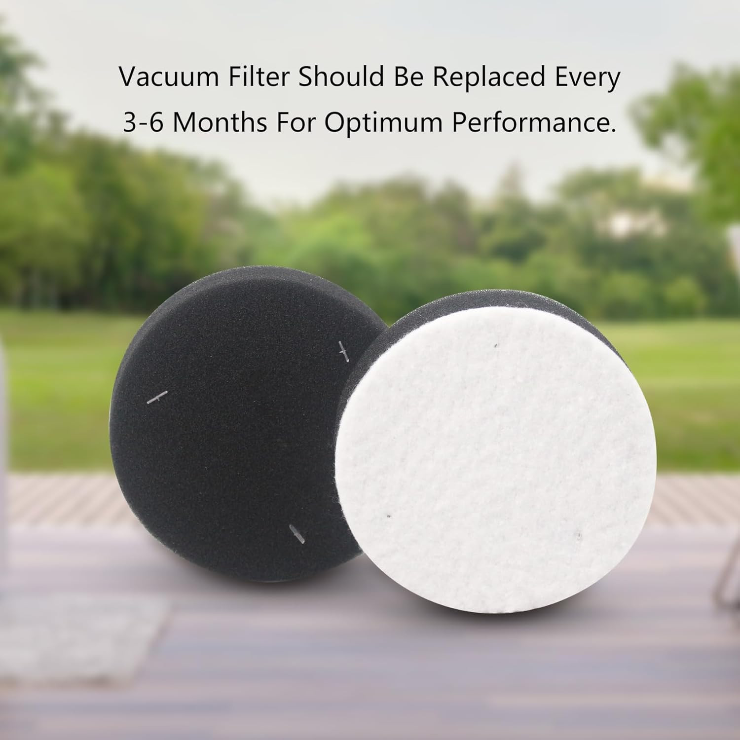 2-Pack Replacement Filters for Eureka Airspeed Compact NEU100 NEU102 Vacuums