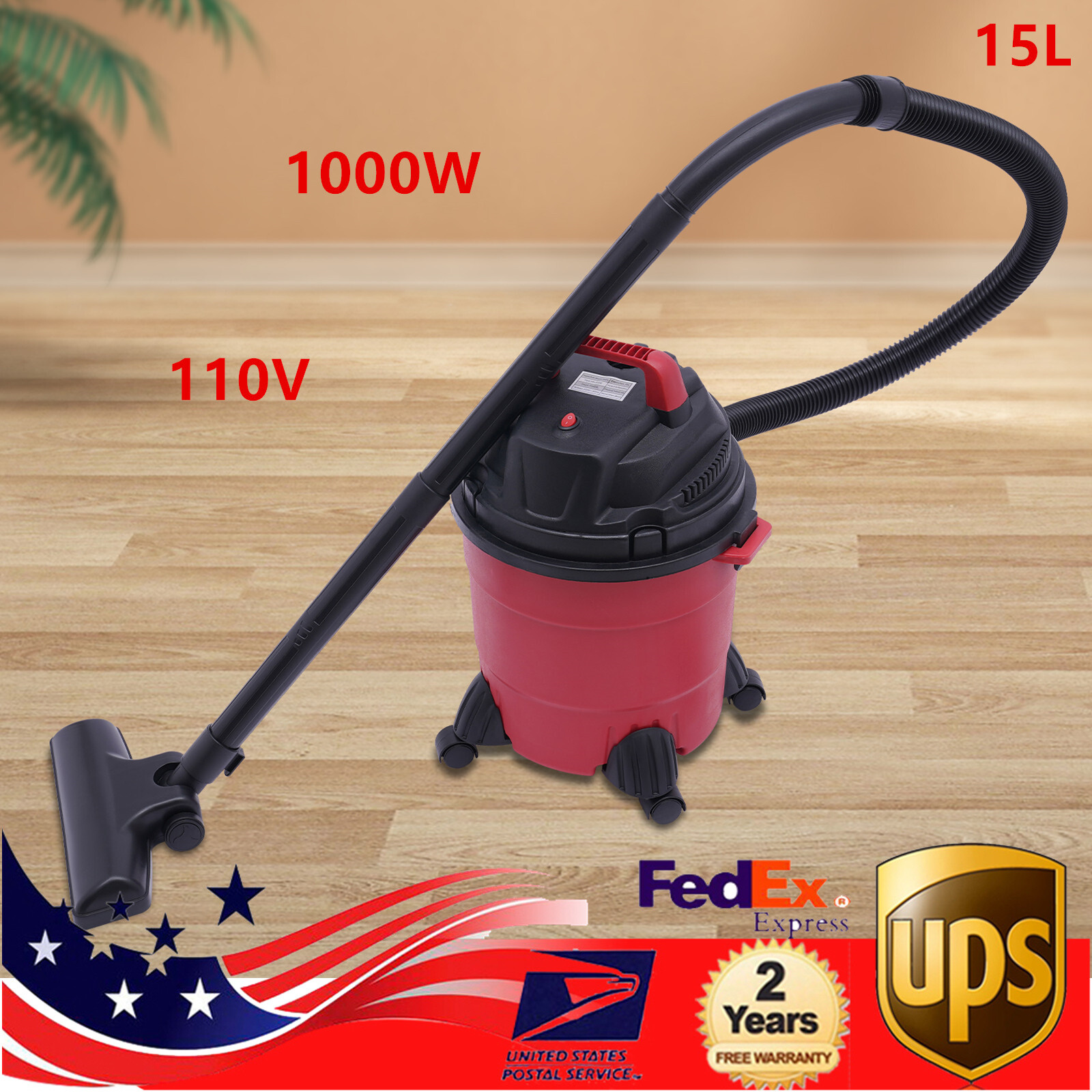 Wet Dry Vacuum Small Portable Shop Vac Cleaner Hose Lightweight 4 Gallon NEW