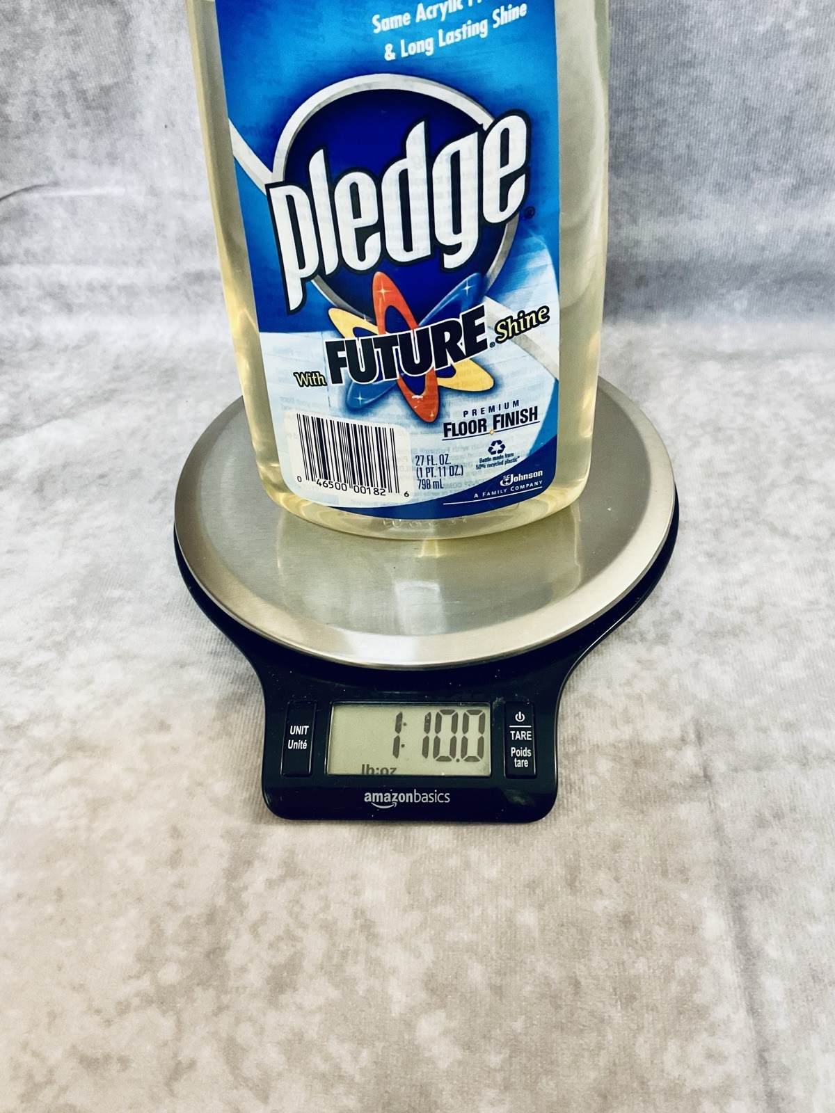 PLEDGE FUTURE SHINE PREMIUM FLOOR FINISH 27 FL OZ SC JOHNSON DISCONTINUED