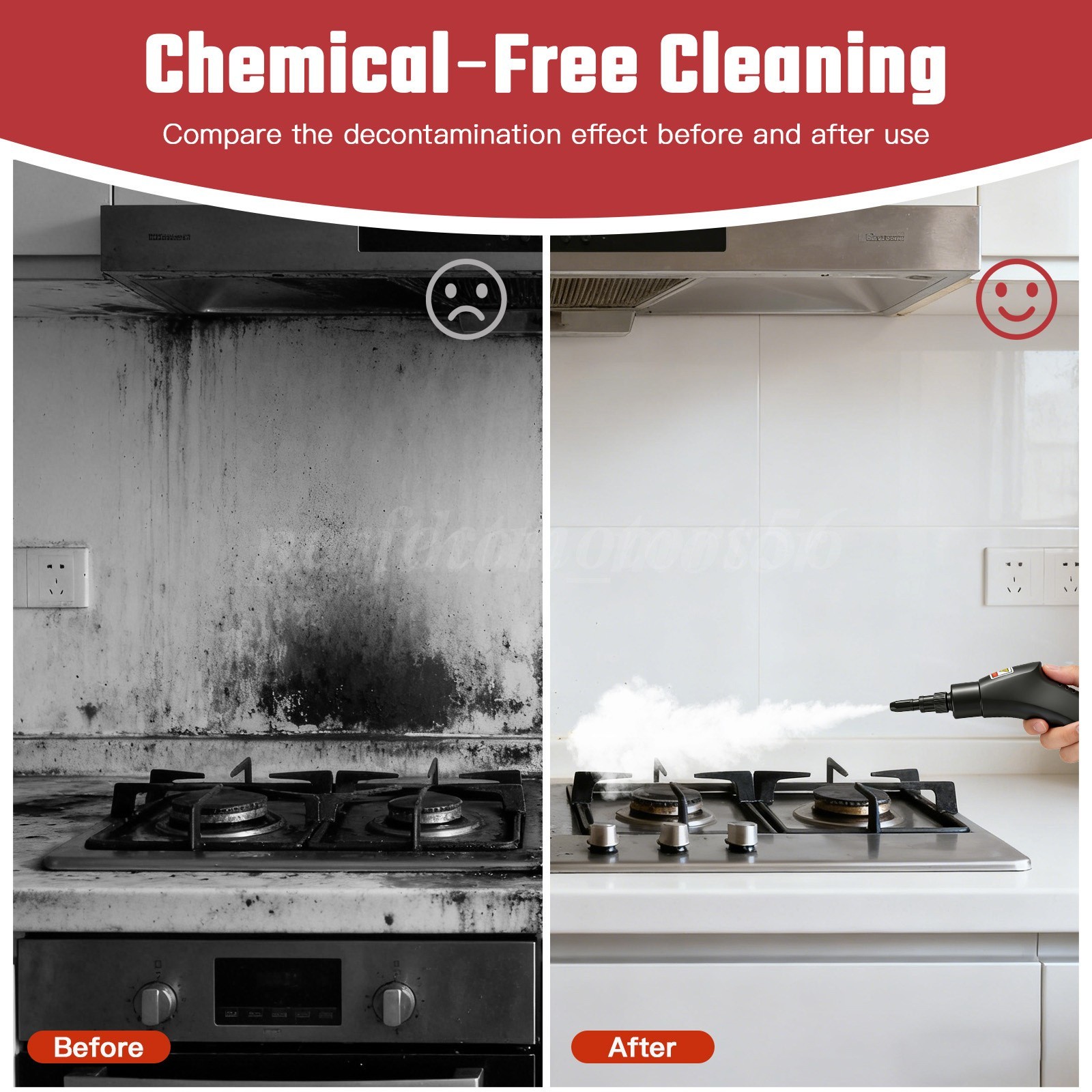 2500W Handheld Steam Cleaner Car Detailing Cleaning Machine Vehicle Auto Washer