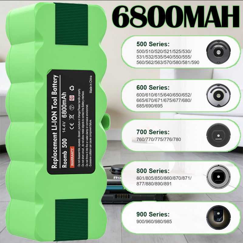 New Battery For iRobot Roomba 600 650 690 692 694 860 870 880 960 965 970