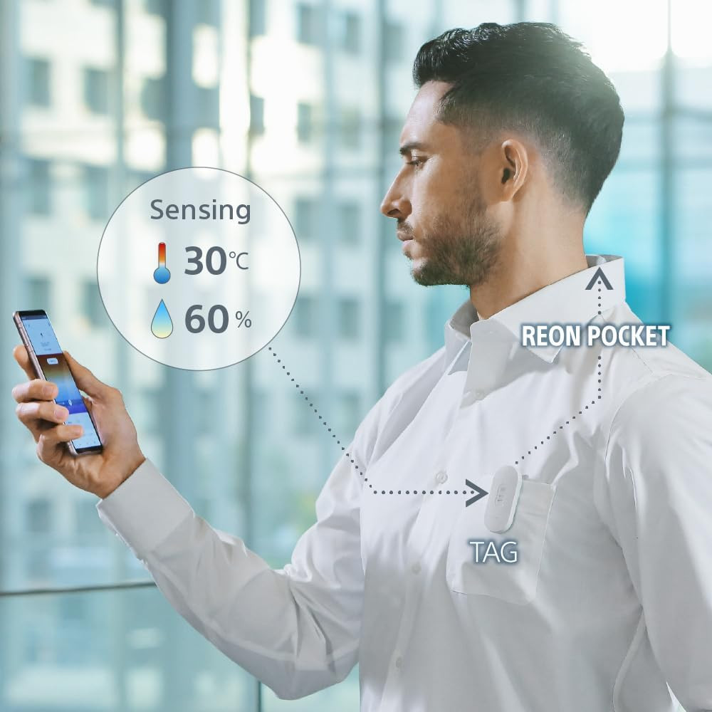 2025 Sony Reon Pocket Pro RNPK-P1 Sensing Kit Wearable Thermo Device Bluetooth