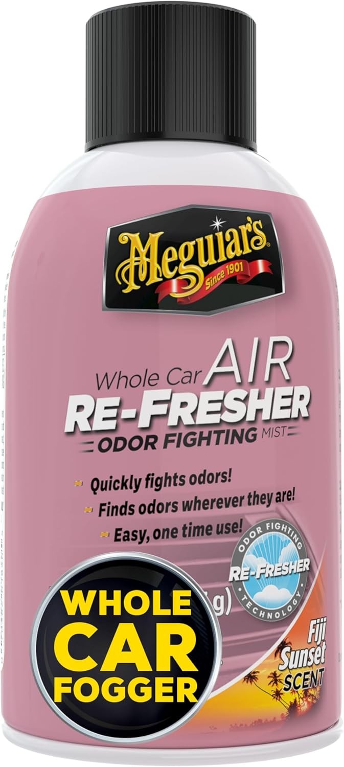 Meguiar’s Whole Car Air Re-Fresher, Permanent Odor Eliminator & Fresh Car Scent