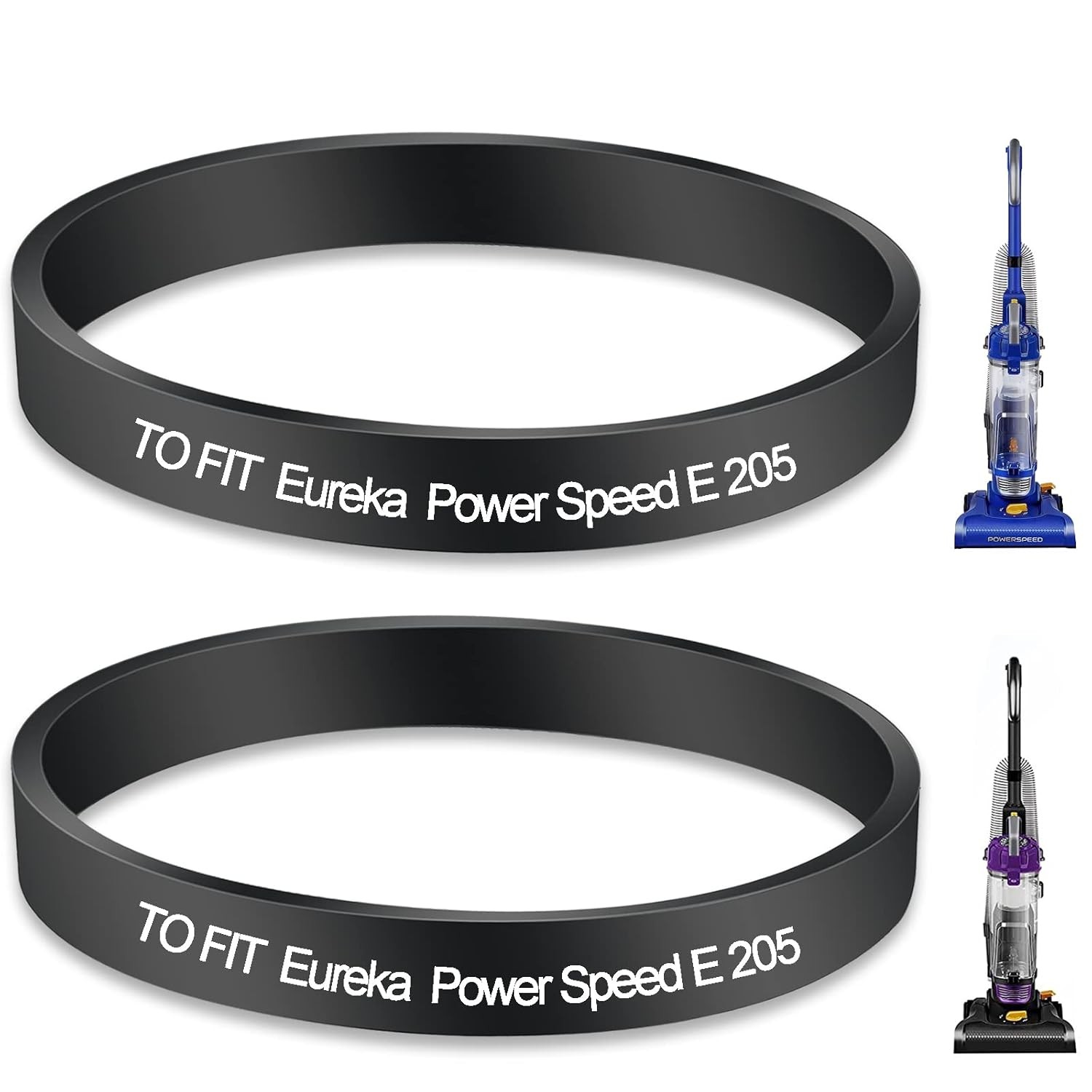 Vacuum Belt for Eureka Power Speed Part E0205 Black