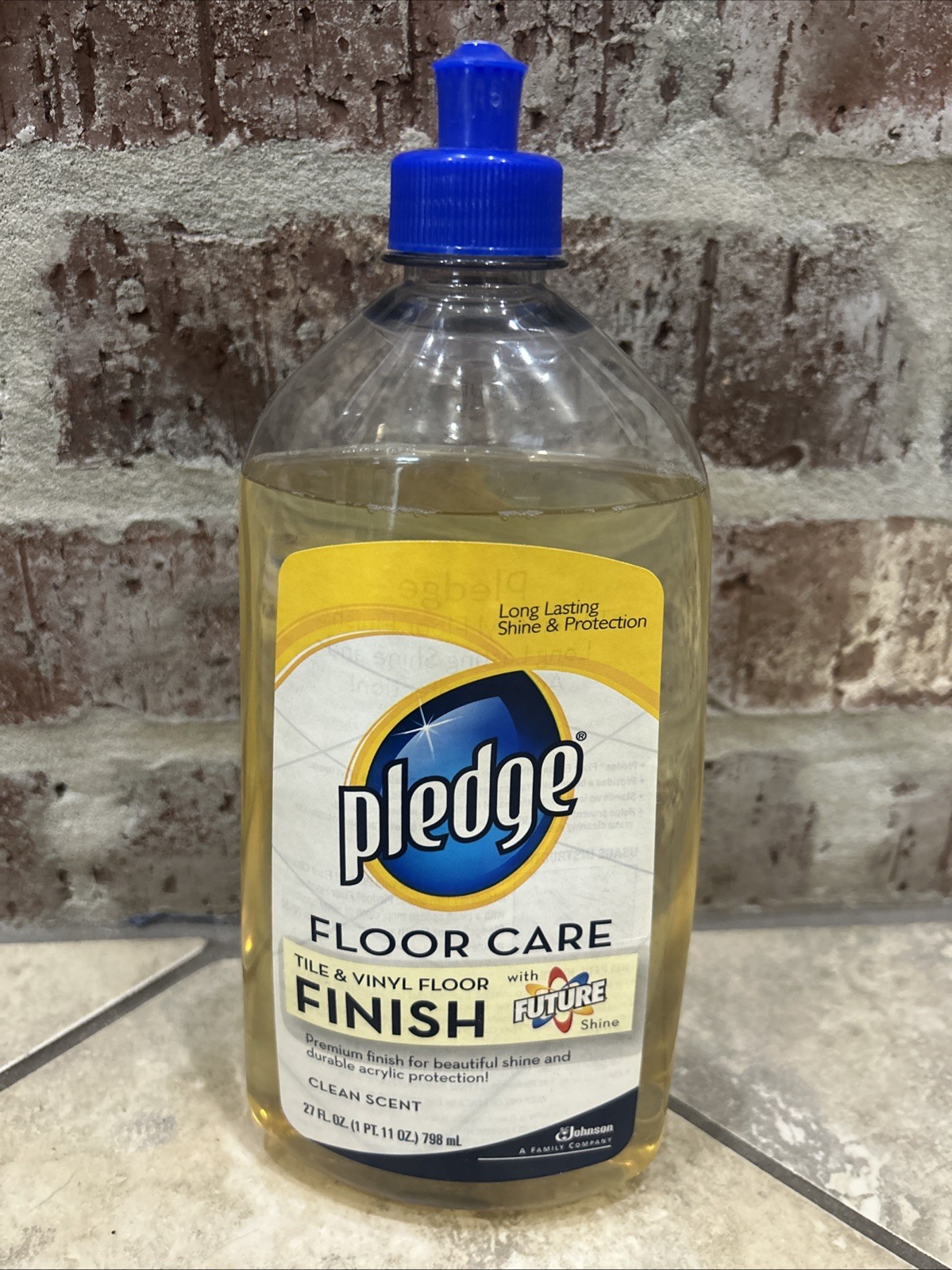 Vintage Pledge Floor Care With FUTURE Shine 27 oz Clean Scent