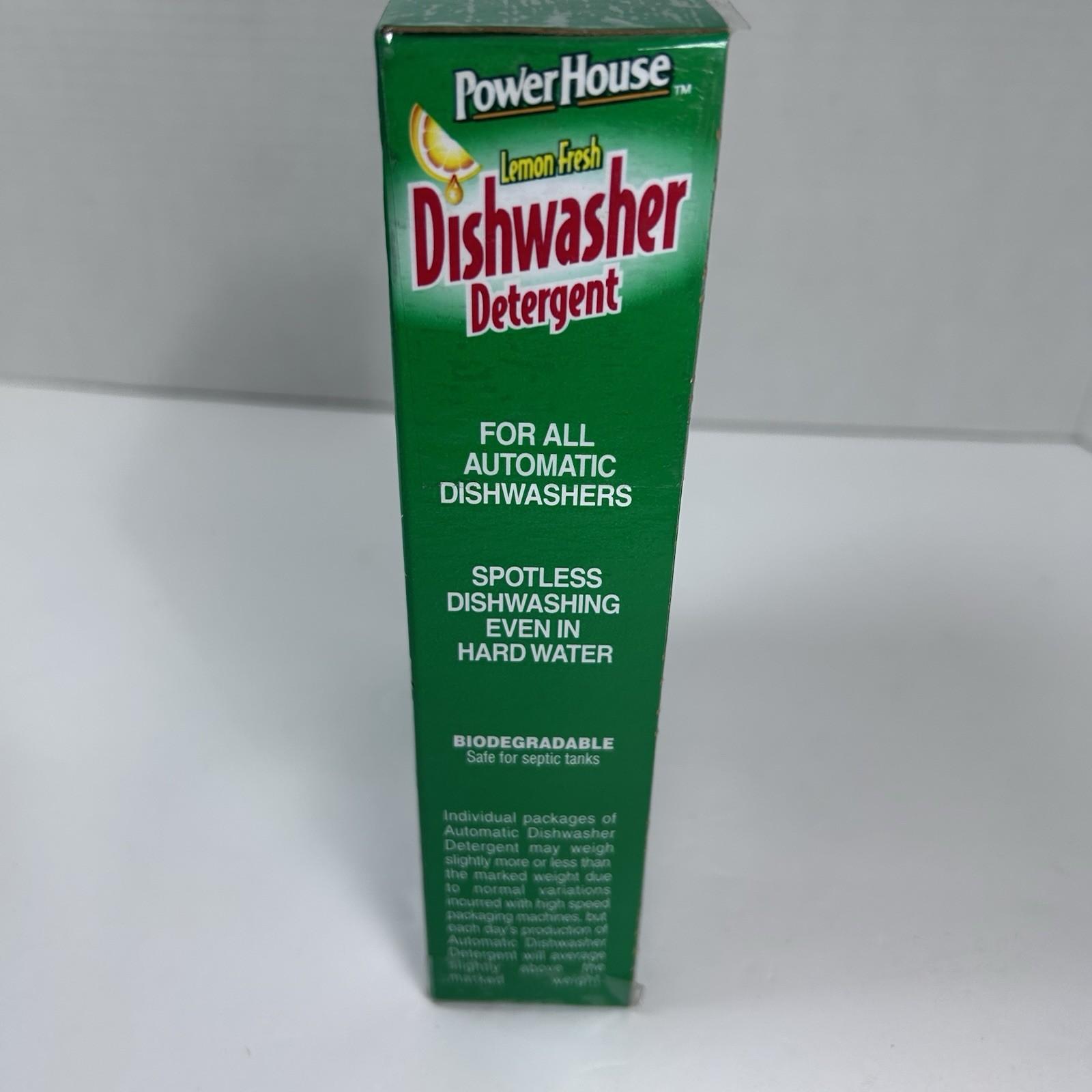 Power House Lemon Fresh Dishwasher Detergent Discontinued 26oz FAST SHIPPING