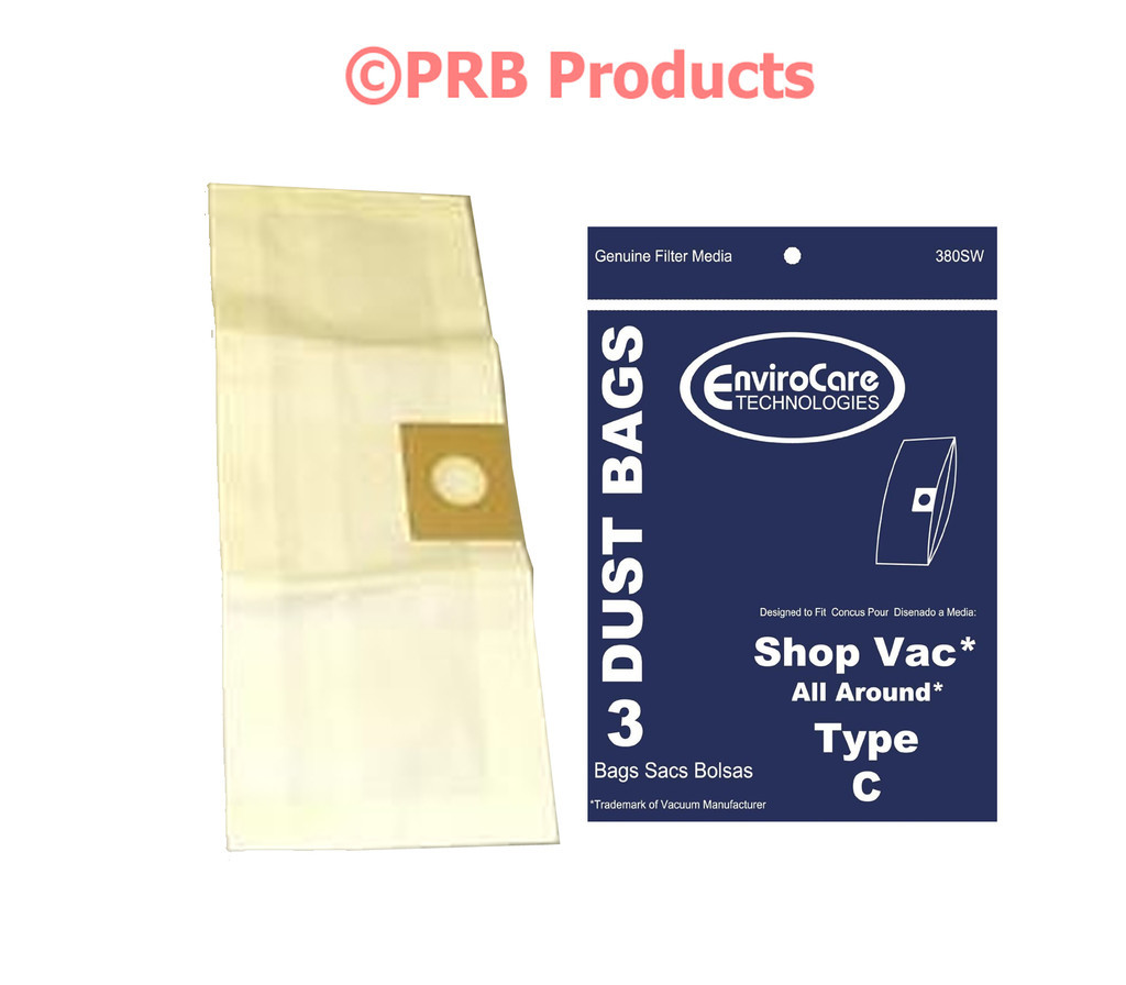 ShopVac Type C 8.0 A 9066900 Bag Wet/Dry Vac All Around Floormaster 971-09-00