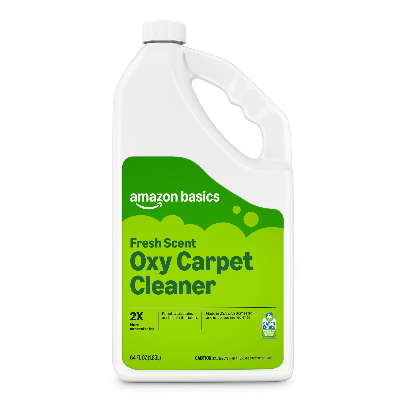Amazon Basics Carpet Cleaner, Stain 64 Fl Oz (Pack of 1), Clear