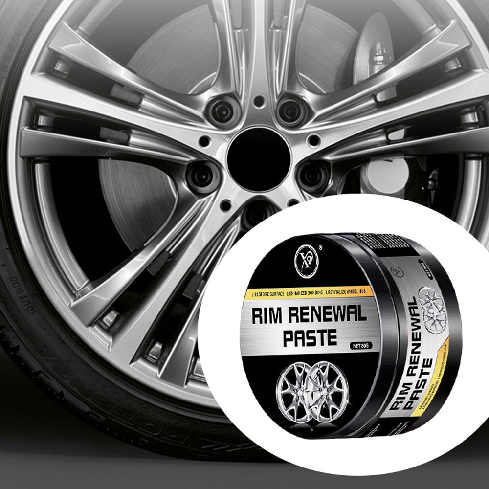 Rim Renewal Paste for Car Wheel Scratch Care, 30/50/80g | Hub polishing paste