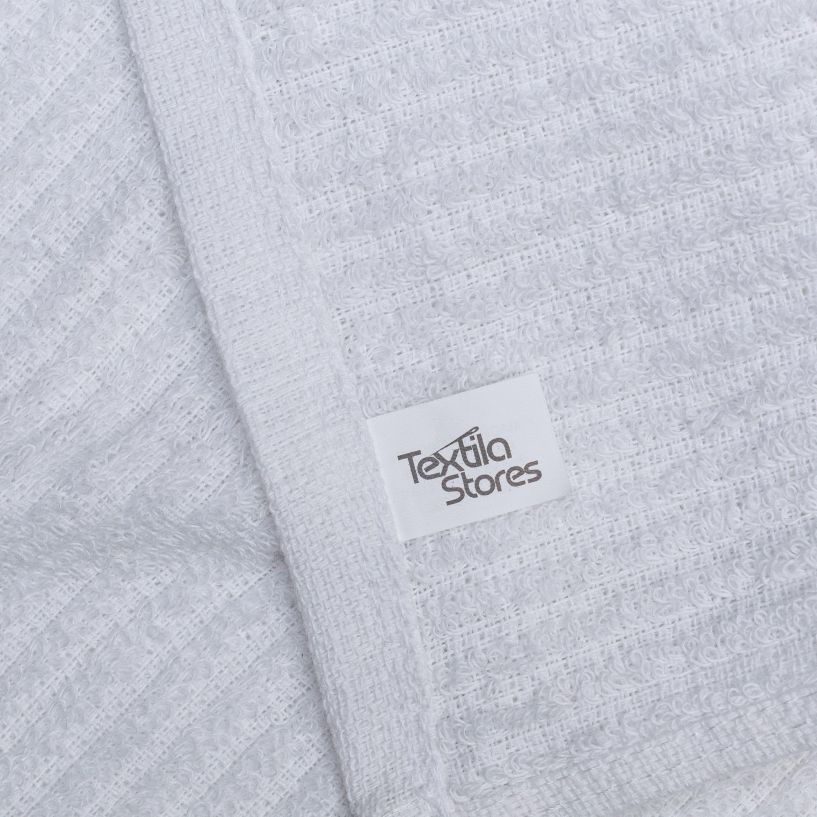 Textila Bar Mop Towels – 12×12 Inches – Pack of 10 – White – Cotton Dish Clot…