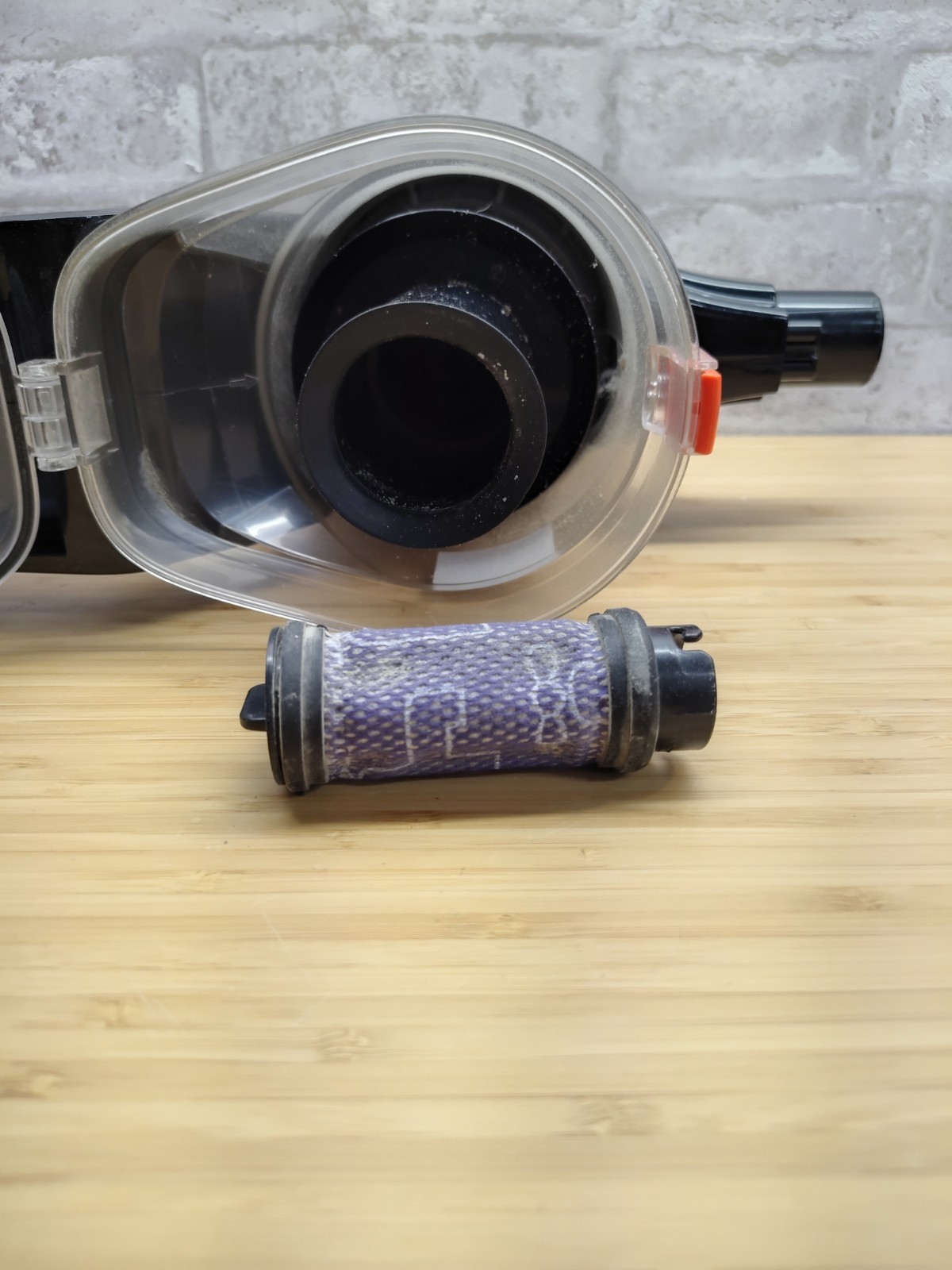 INSE S600 Vacuum Motor Body & Bin Replacement Part Assembly – Orange