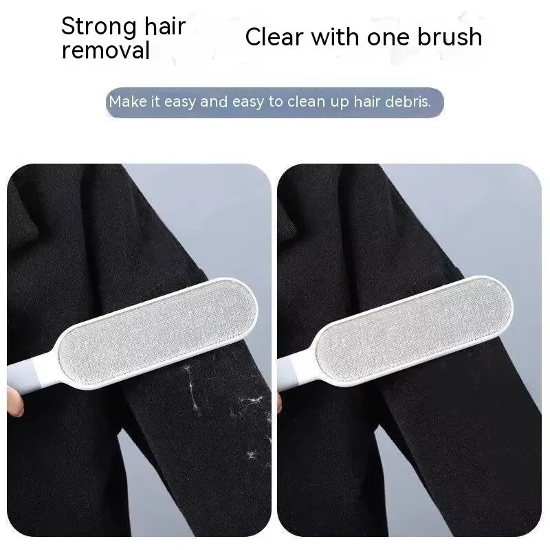 Reusable Double-Sided Lint Brush – Electrostatic Pet Hair Remover for Easy