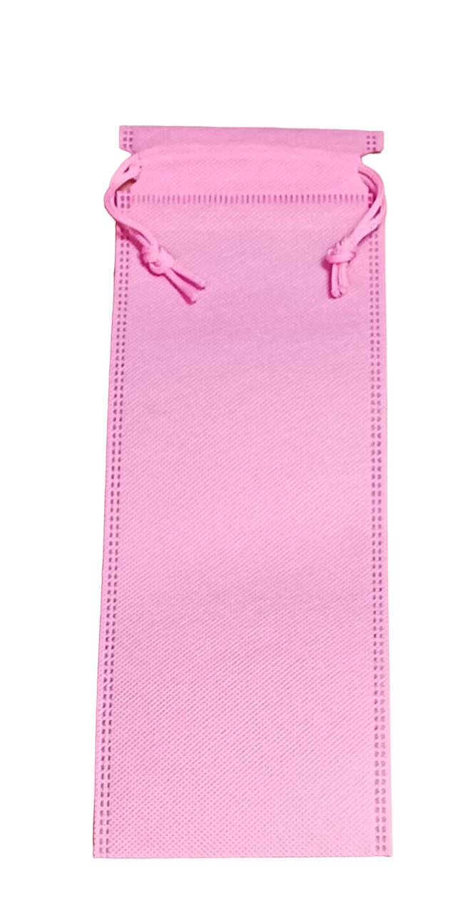 Lot of 2 Adult Game Toy Storage Bag Microfiber Drawstring Bag Adjustable Pink