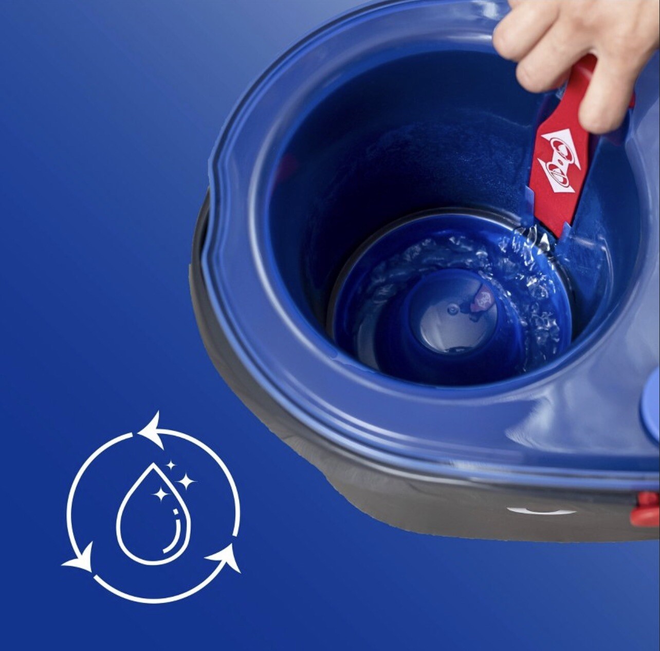 O-Cedar EasyWring RinseClean Microfiber Spin Mop & Bucket Floor Cleaning System