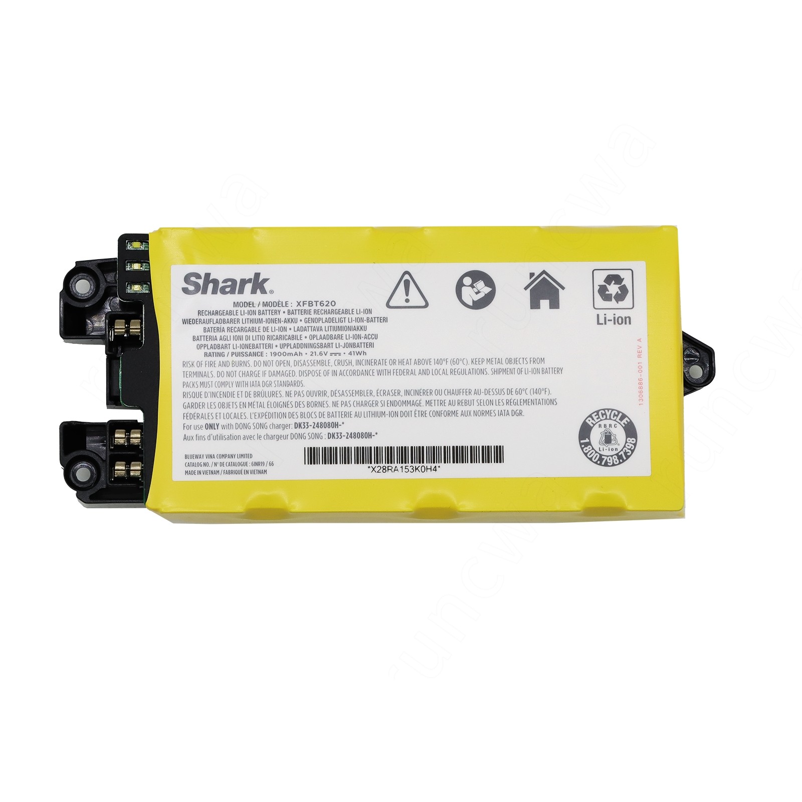 OEM Battery XFBT620 For Shark IX140 IX141H IZ140 IZ140C Cordless Vacuum Cleaners