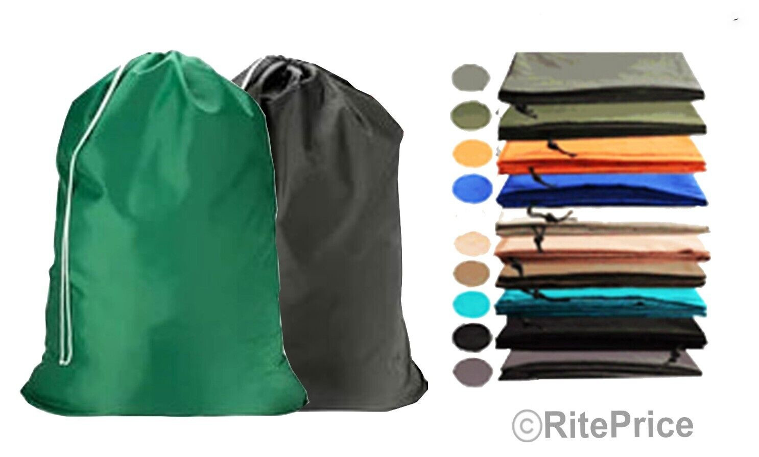 Large 29″X40″ Laundry Bag Washable Heavy Duty Locking Drawstring Bag (2 Pack)