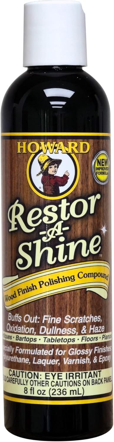 Howard Products Hardwood Floor Polish – Restor-A-Shine Wood Polisher for Furnitu