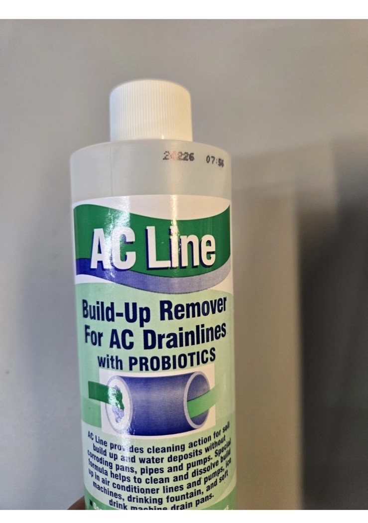 4 Pack, AC Line Build Up Remover For AC Drainlines With Probiotics (8 Fl Oz X 4)
