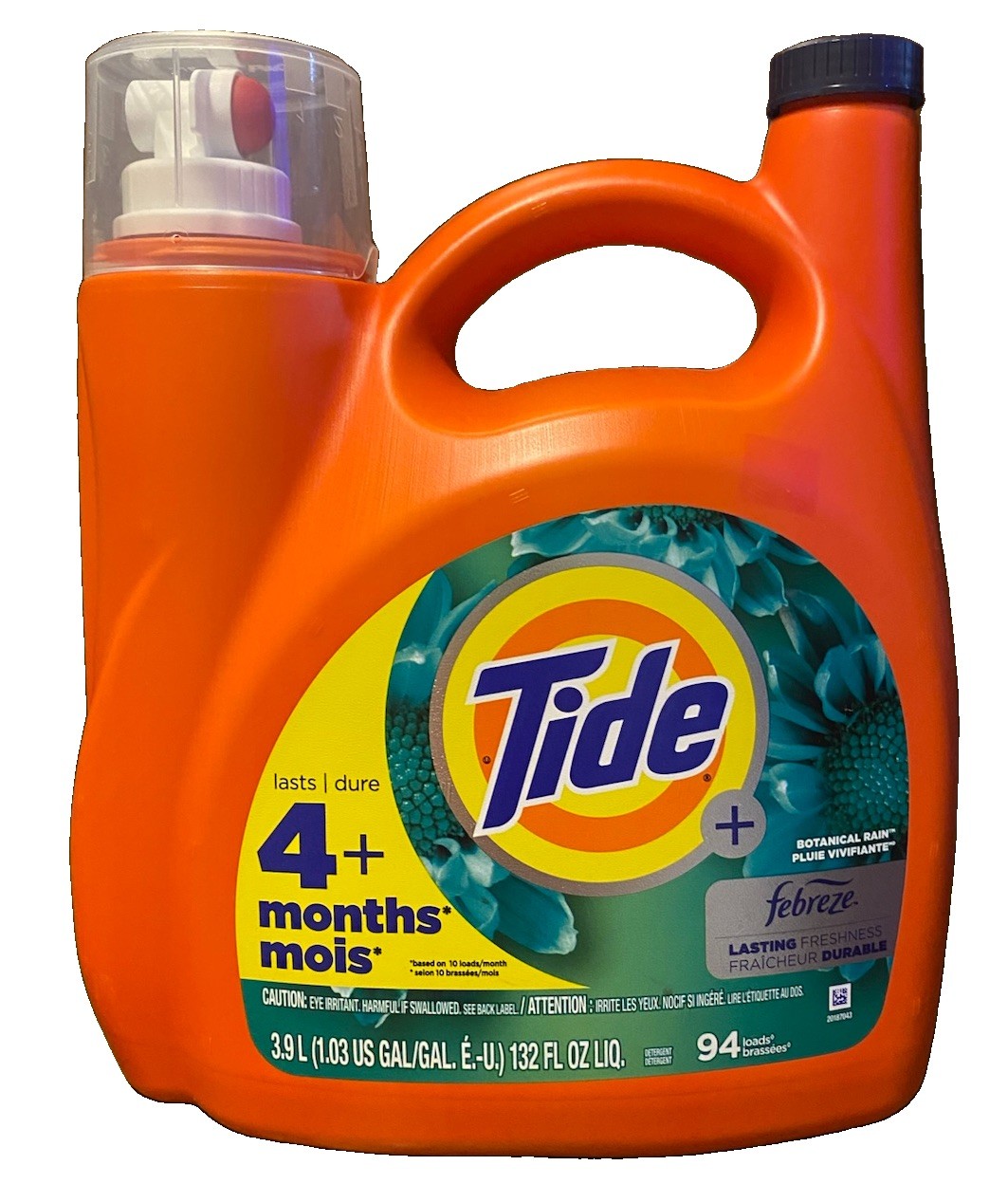 Tide Botanical Rain Liquid Laundry Detergent 132 Oz – Discontinued Scent – HTF!