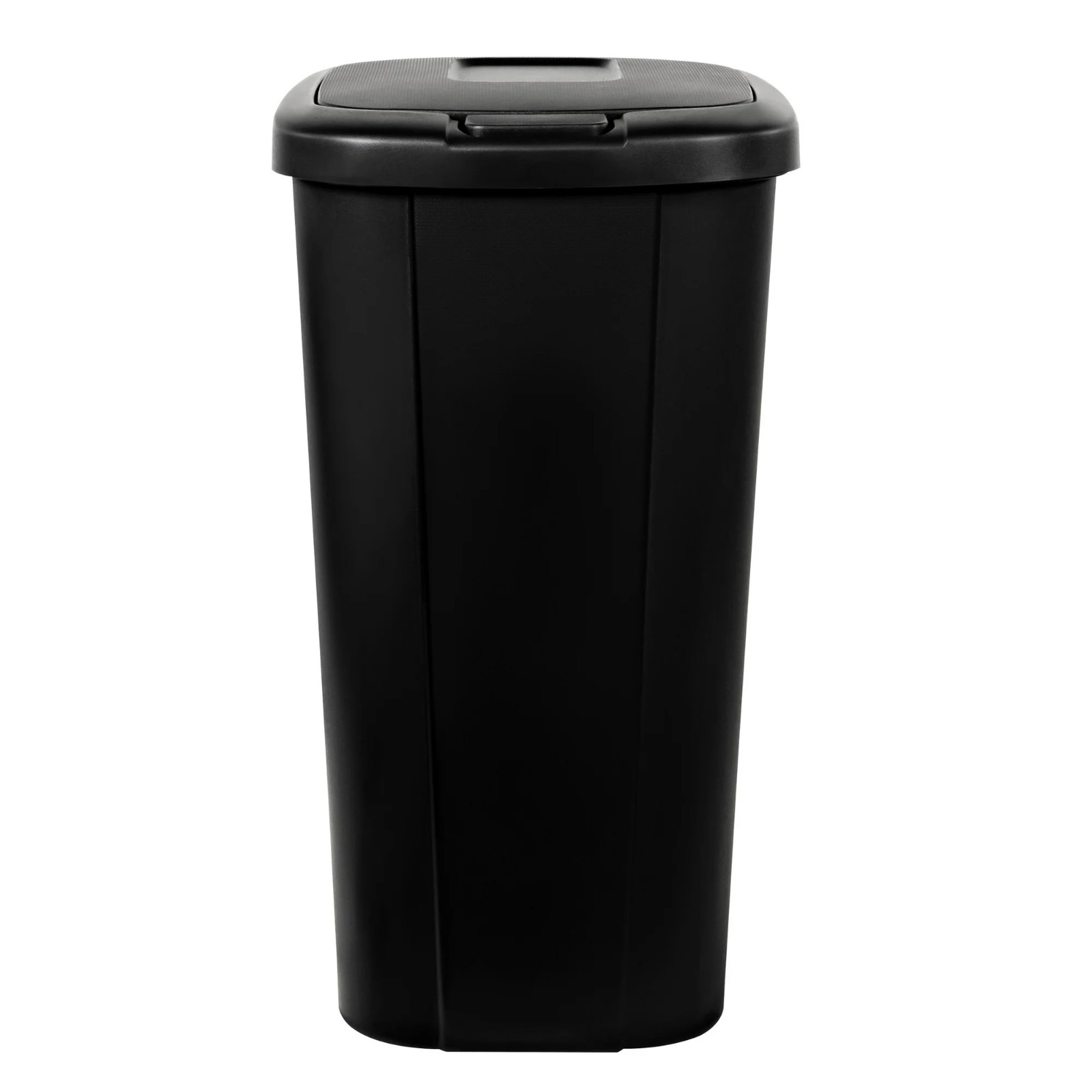 Hefty 13gal Touch Top Trash Can, Kitchen Garbage Bin with Lid, Black