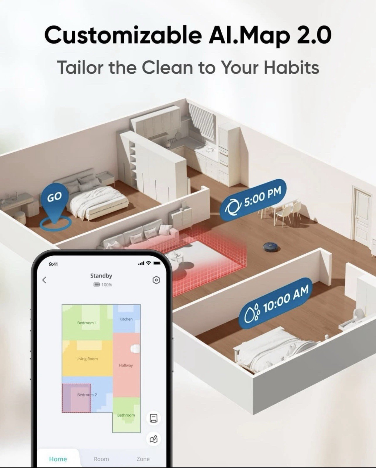 Eufy X10 Pro Omni Robot Vacuum and Mop 8000Pa Dual Mops Auto Mop Washing/Drying