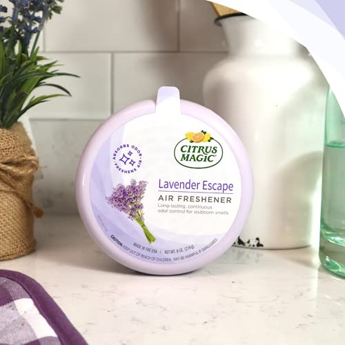 Citrus Magic Odor Absorbing Solid Air Freshener, Assorted Sizes , Colors