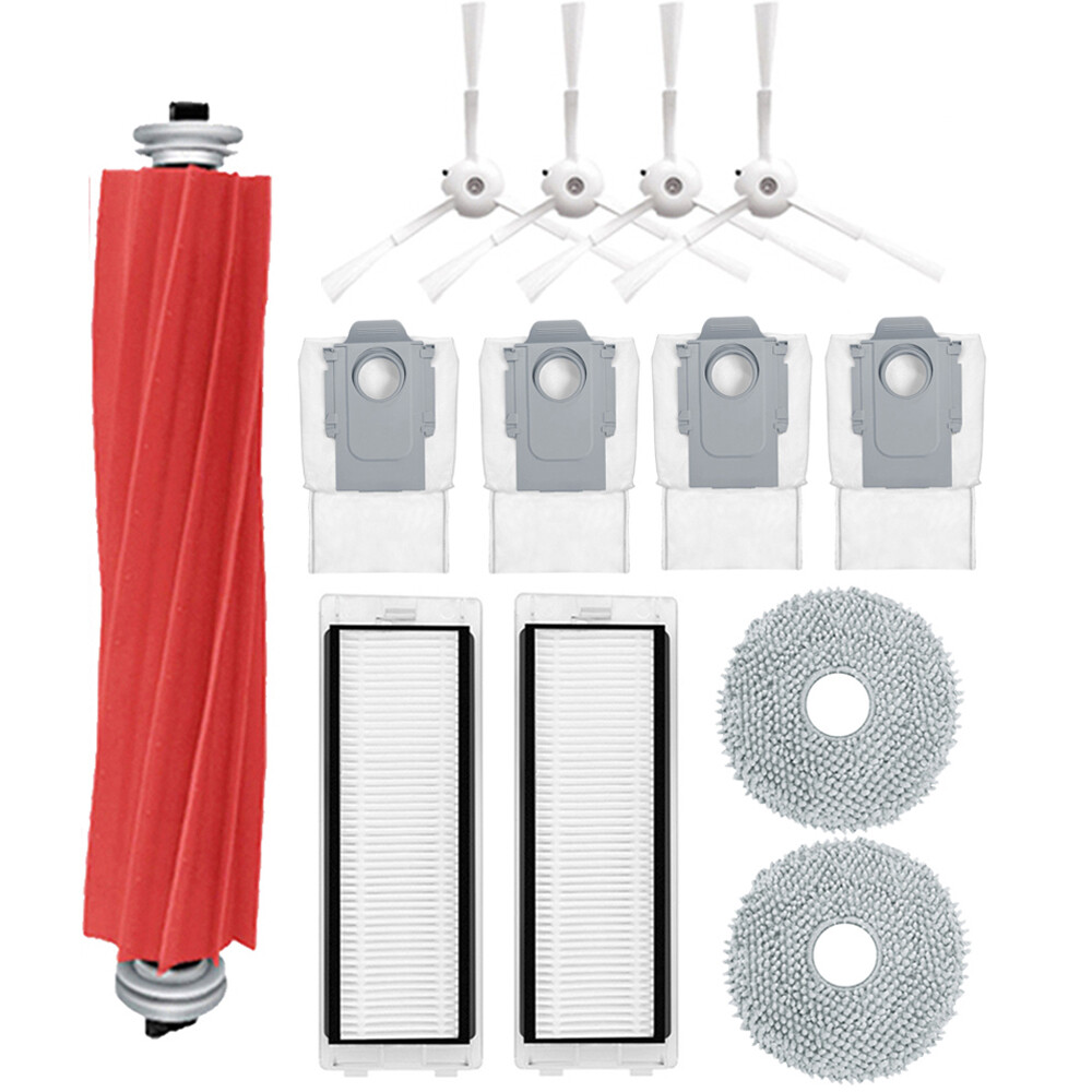For Roborock P10 / Q Revo Robot Vacuum Cleaner Main Roller Brush Filter Bag Kit