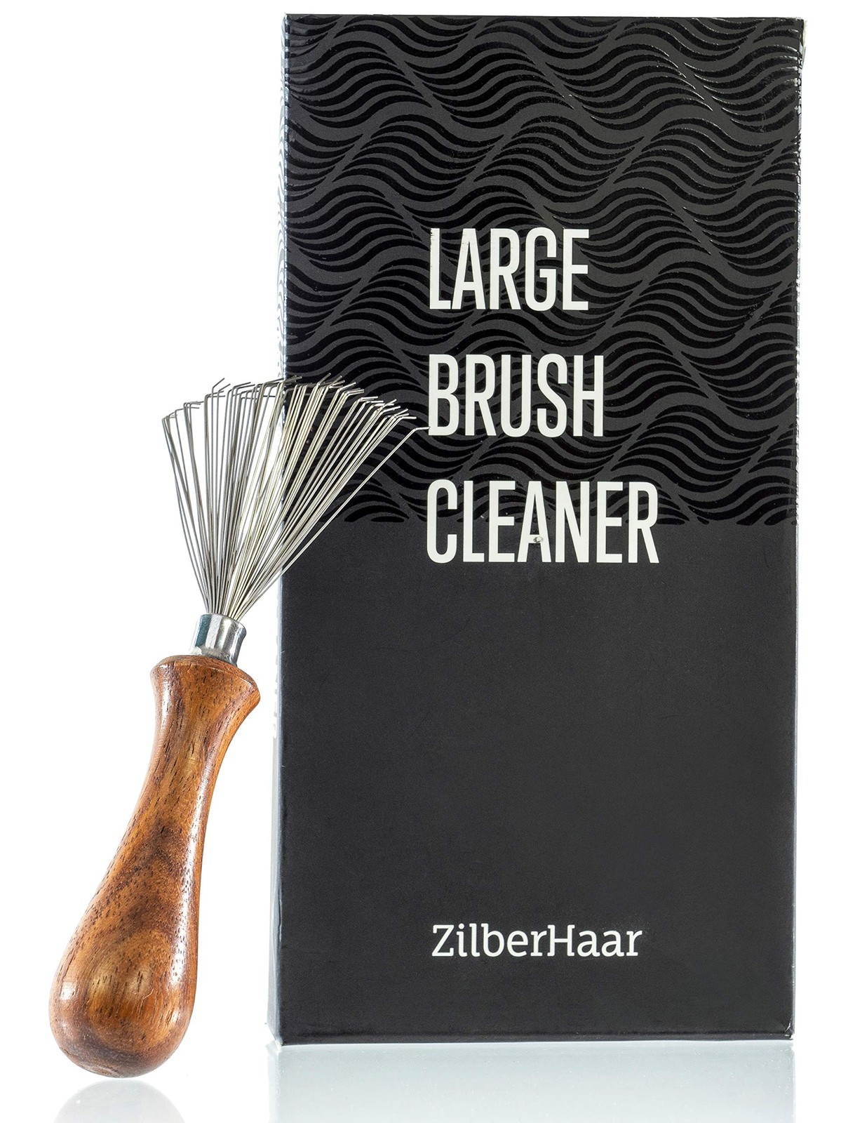 ZilberHaar Brush Cleaner – Beard and Hair 1 Count (Pack of 1), Rosewood