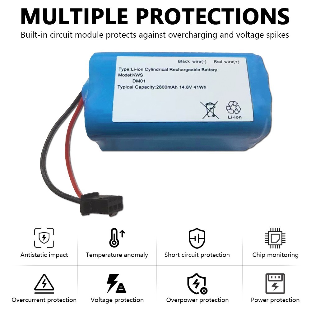 Replacement Battery For Eufy RoboVac 11S, 11S MAX, 15T, 30, 30C MAX, 15C,15C