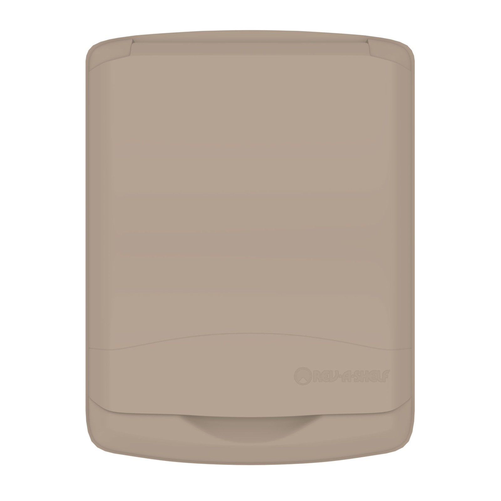 Rev-A-Shelf 35 Qt Trash Can Replacement Lid, Champagne (Lid Only) RV-35-LID-12-1