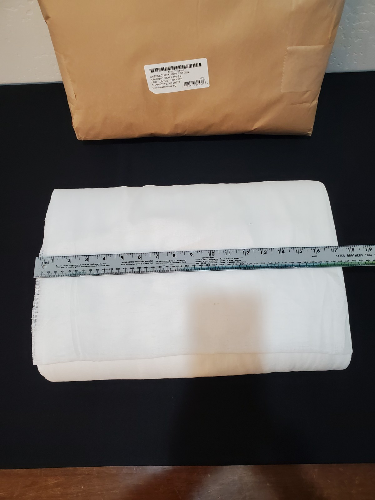 Grade 50 Cheesecloth Bleached – 100 Yard Roll 35″ Wide Commercial Grade 300 Feet