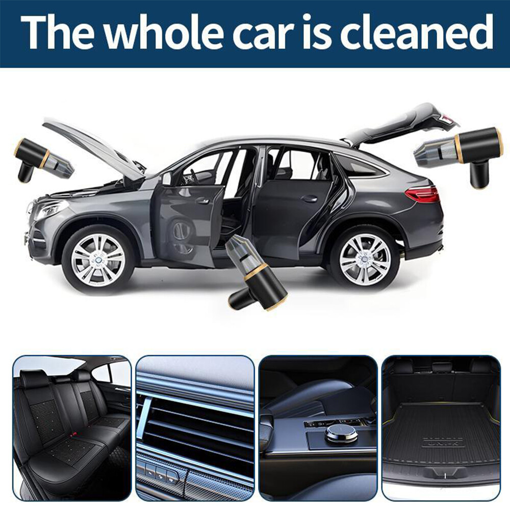 3 in 1 Car Vacuum Cleaner 95000PA Air Blower Wireless Handheld Rechargeable Mini