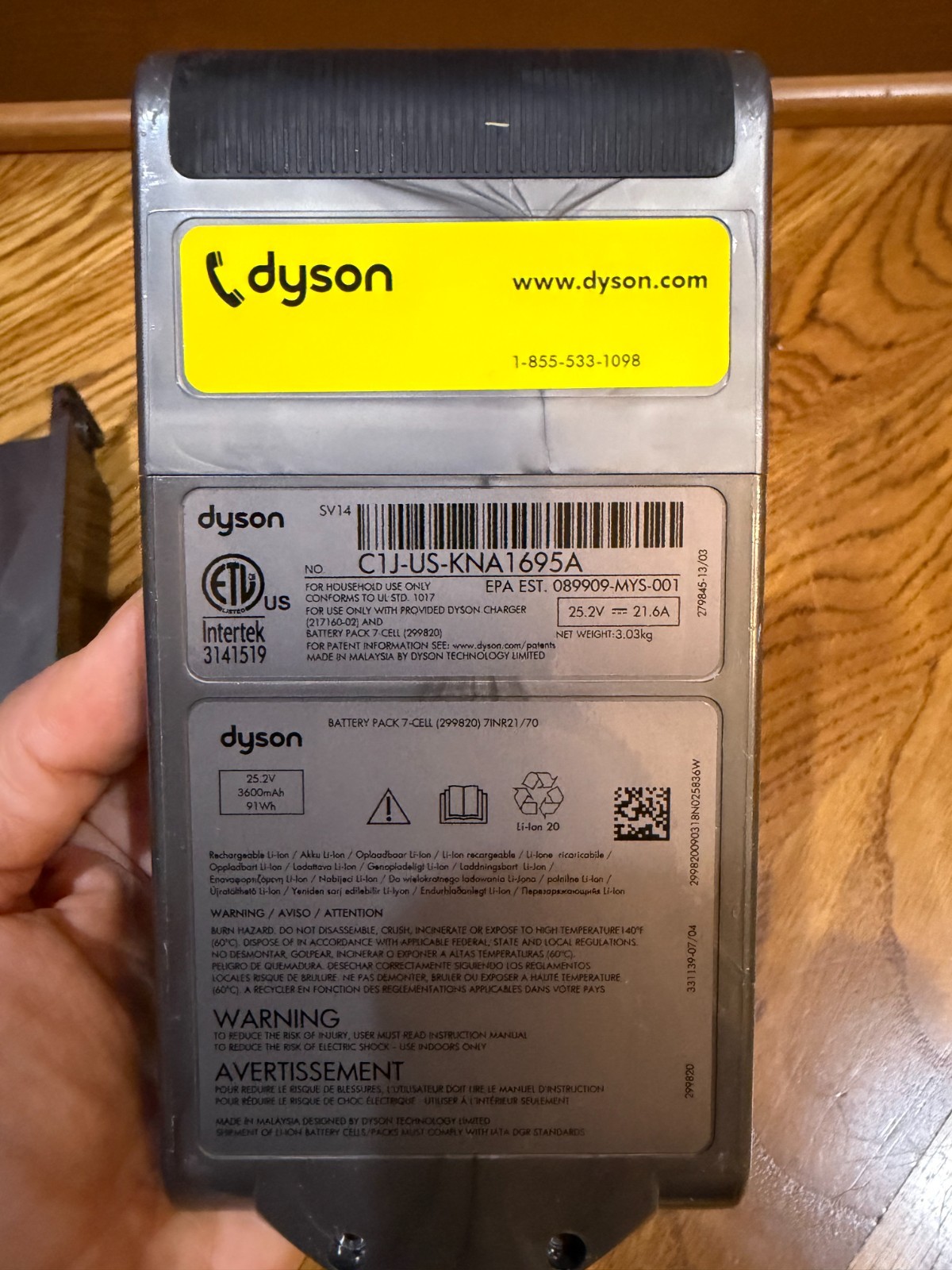 Dyson SV14 High Torque Cordless Vacuum Main Body Battery Brush Roller Parts OEM