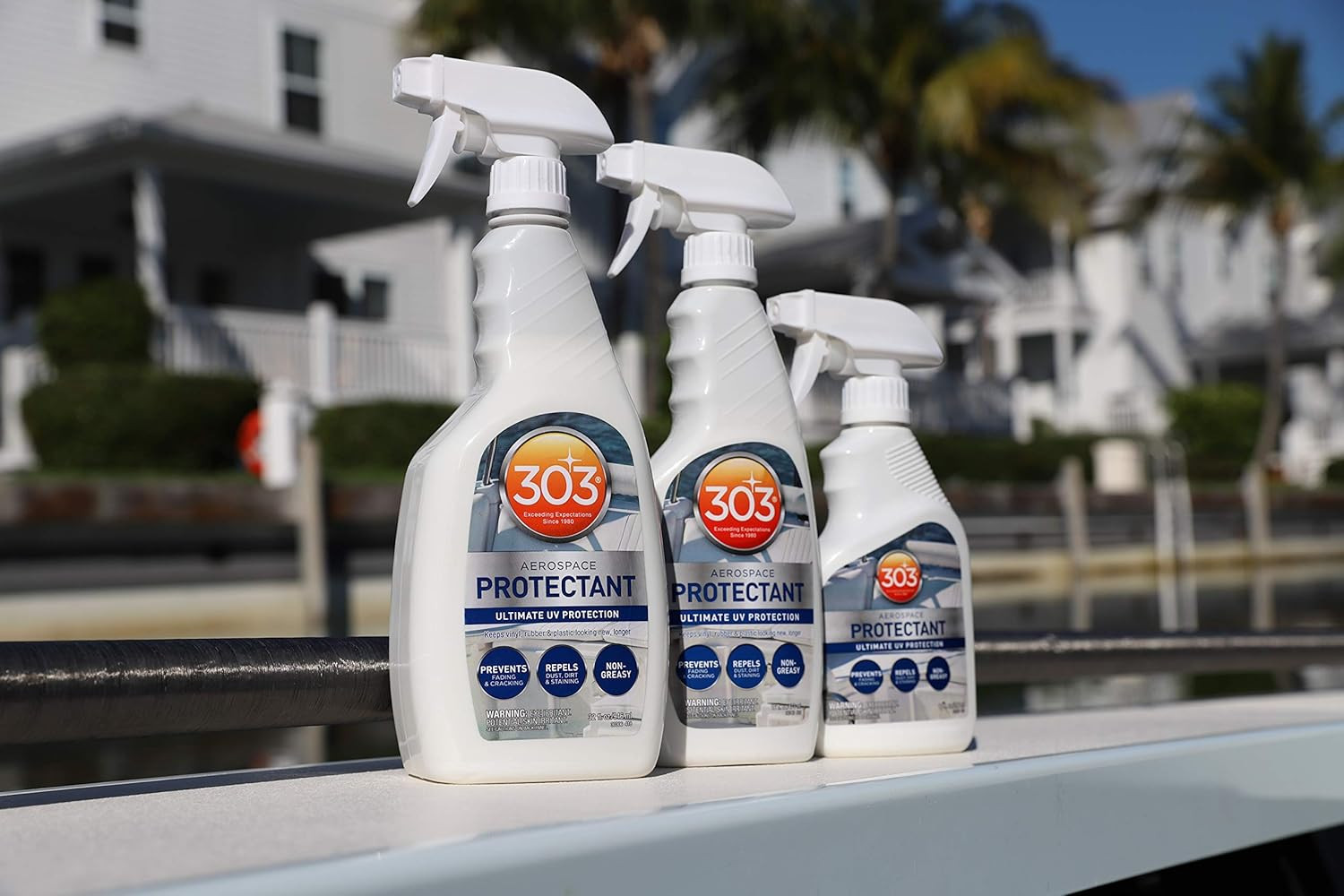 303 Marine Aerospace Protectant – UV Protection – Repels Dust, Dirt, & Staining