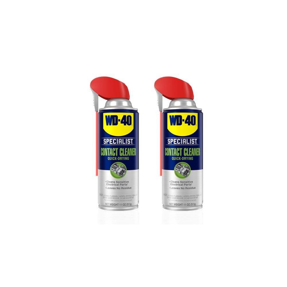 2 PACK WD-40 11 oz. Contact Cleaner,Electric Equipment Cleaner with Smart Straw