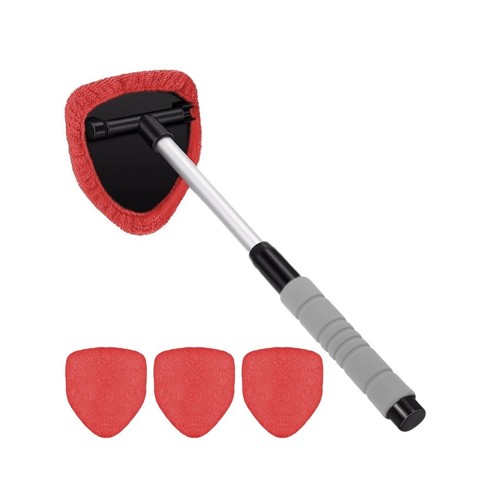 Car Window Glass Wiper Cleaner Brush Extendable Windshield Cleaning Tool Kit