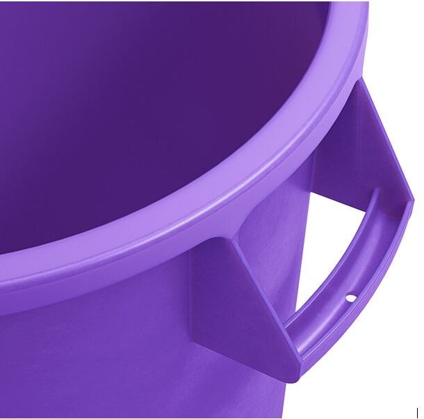 10 Gallon Commercial Trash Can – Food Grade, NSF Listed, Heavy Duty, 6-Purple