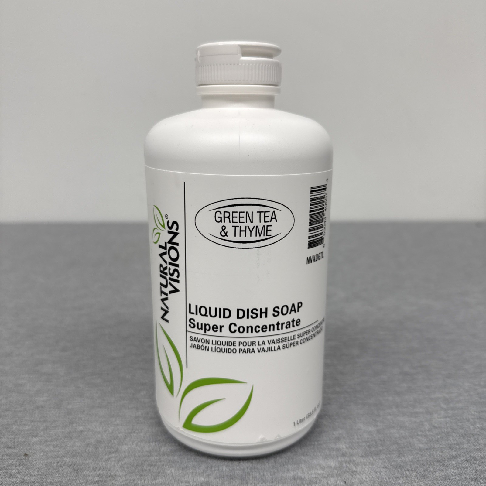Natural Visions Liquid Dish Soap Super Concentrate (Green Tea/Thyme) 33.8 fl oz