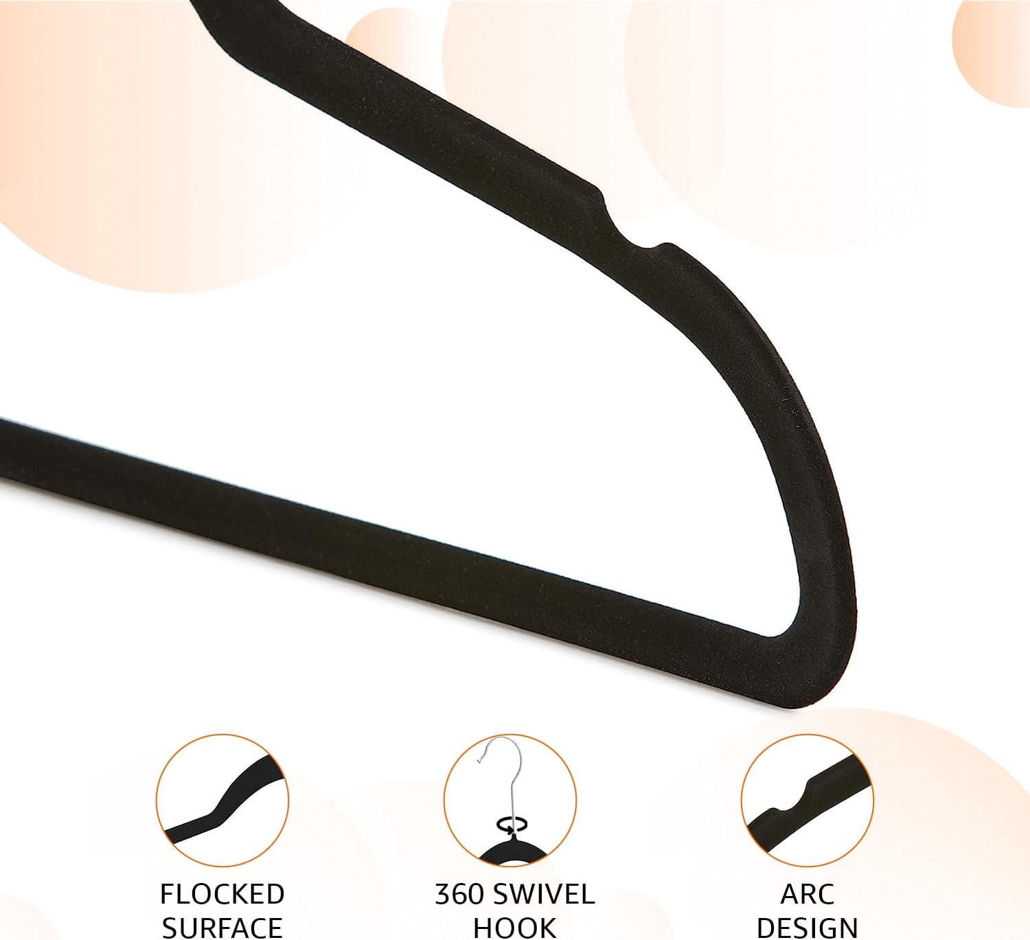 Amazon Basics Velvet Hangers 30 Pack Slim Non Slip Closet Organizer